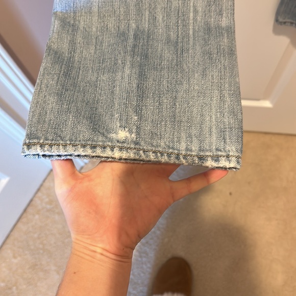 Abercrombie and Fitch heavily distressed jeans size 4R - Picture 9 of 12